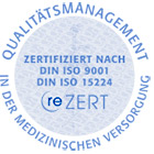 Zertifikat für Qualitätsmanagement in der Medizinischen Versorgung